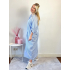 3448 Hemdjurk Stripes Blauw